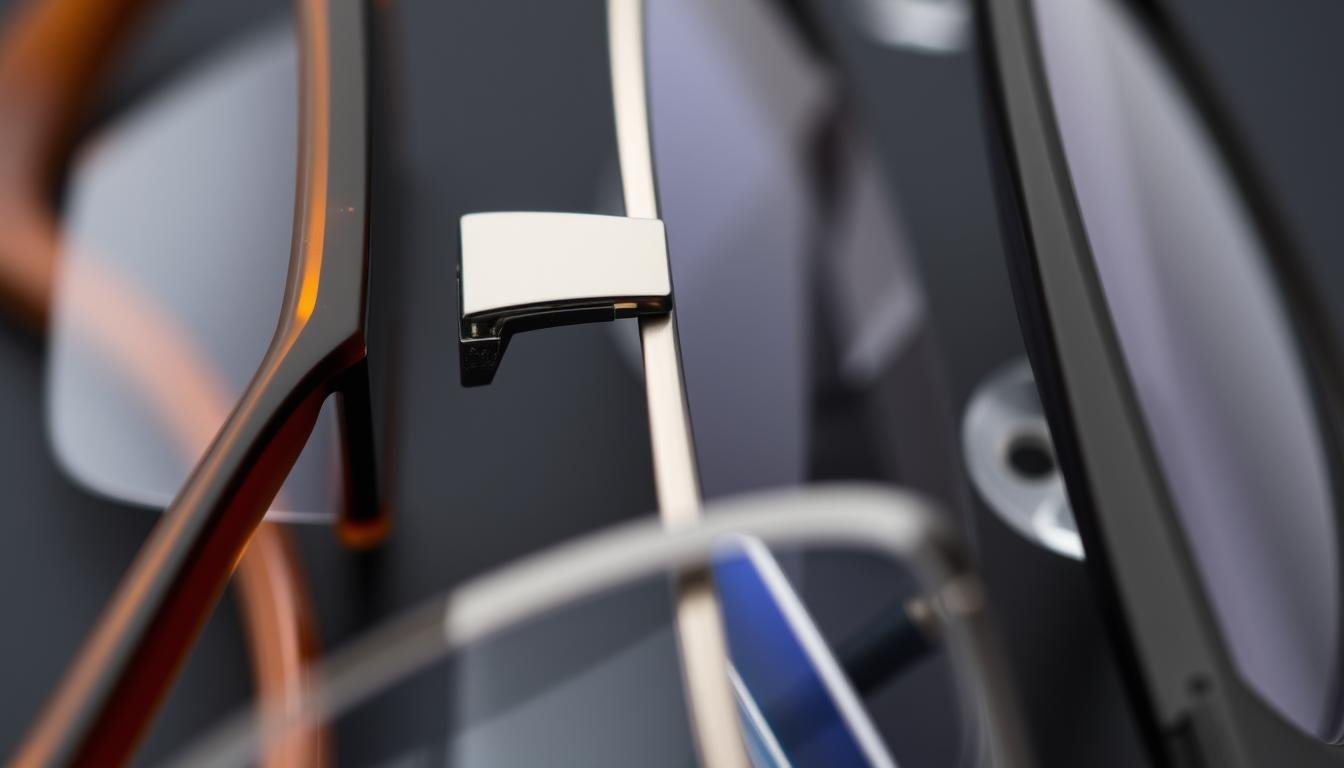 Différents matériaux de montures de lunettes de vue