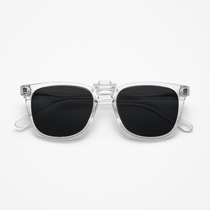 monture transparente homme