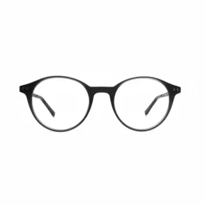 Lunette clip fixée sur une monture de lunettes de vue, avec verres teintés pour protéger du soleil.