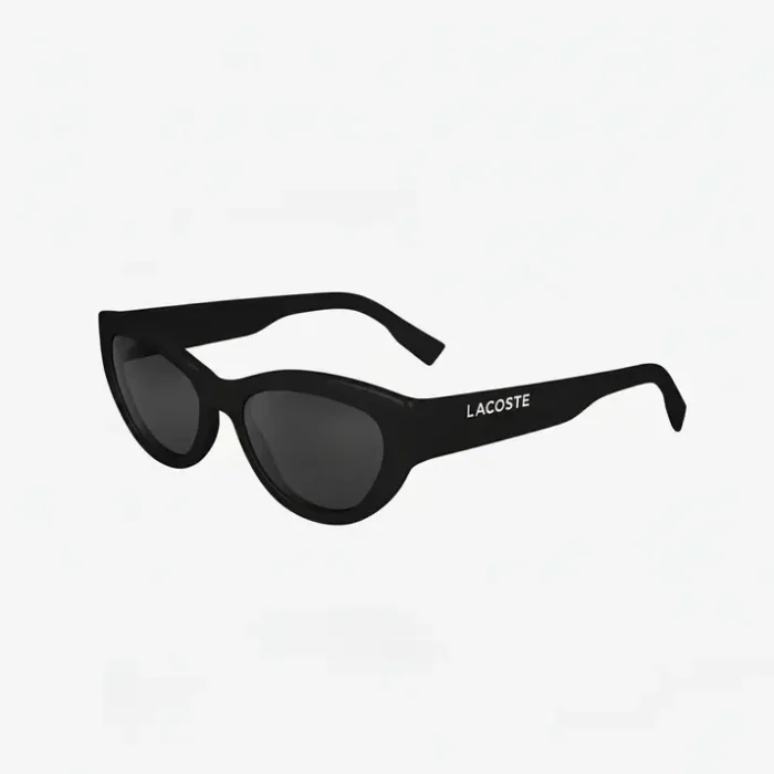 Lunette de soleil oeil de chat noire rétro Lunette de soleil oeil de chat noire, monture épaisse avec coins relevés et verres teintés noirs, style rétro élégant.