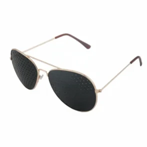 Lunette de soleil pour myope avec verres correcteurs teintés, offrant une protection UV pour la vision en extérieur.