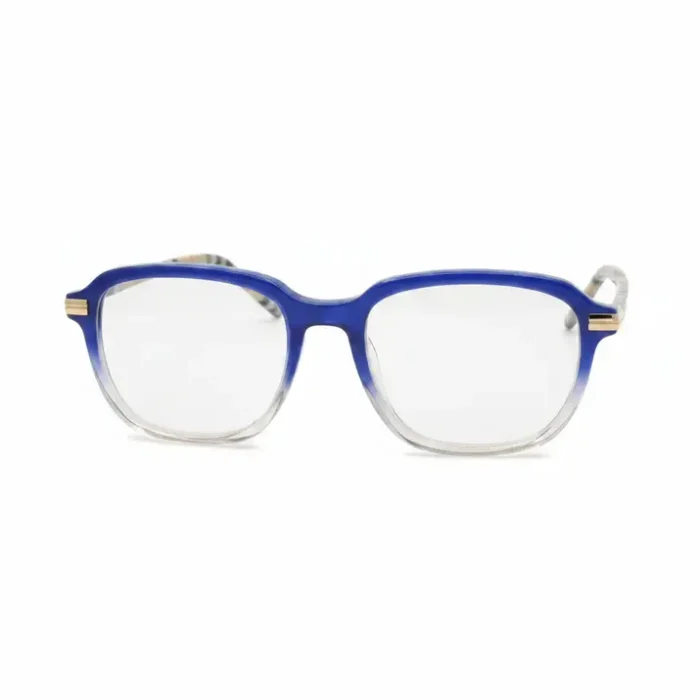 Lunette de vue anti lumiere bleue élégante Lunette de vue anti lumiere bleue avec monture moderne vue de face, conçue pour réduire la fatigue visuelle.