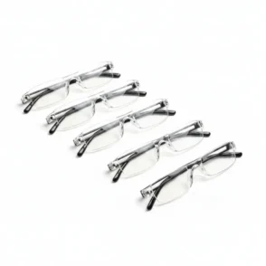 Lunette de vue polarisante avec monture élégante et verres polarisants, portée de face pour une vision plus confortable.