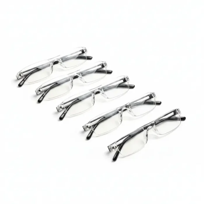 Lunette de vue polarisante - monture élégante Lunette de vue polarisante avec monture élégante et verres polarisants, portée de face pour une vision plus confortable.