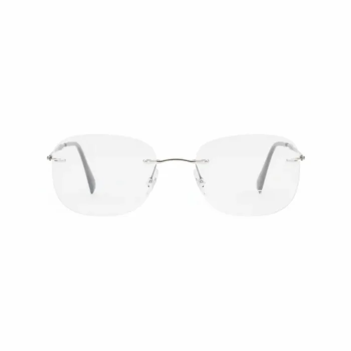 Site lunette de vue : lunettes percées rectangulaires Site lunette de vue : lunettes percées rectangulaires, verres transparents, pont et branches en métal fin au design minimaliste.