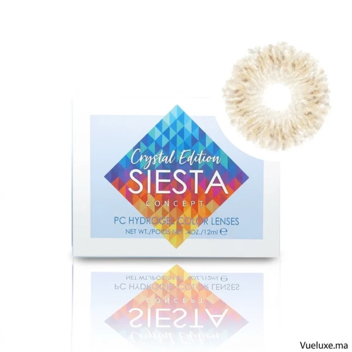 lentilles siesta crystal edition lentilles siesta crystal edition